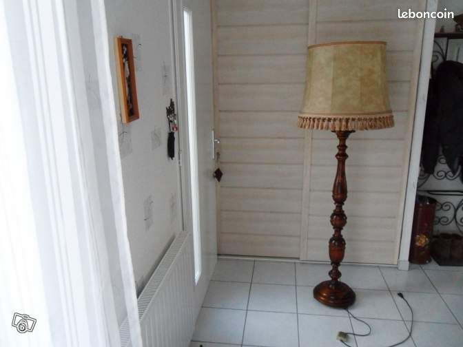 Lampadaire bois à l'ancienne (image 2)