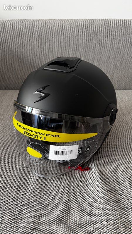 Casque Scorpion Exo City II (2) XL noir mat * NEUF (image 1)
