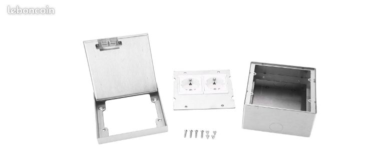 Kit de prise de sol, prises de sol en acier inoxydable 16 A AC 250