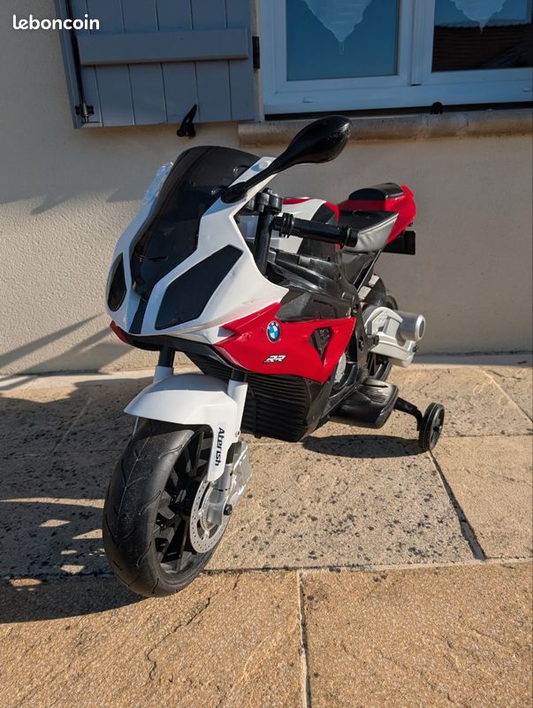 GIANTEX BMW Moto Électrique 3 Roues pour Enfant- 6V 2,5Km/h- Véhicule
