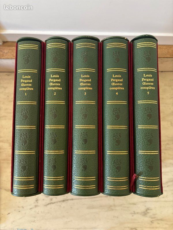 Louis Pergaud – Œuvres complètes – Collection complète 5 volumes (image 1)