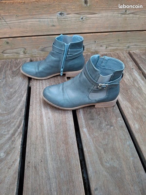 Bottines bleues - 38 (image 5)