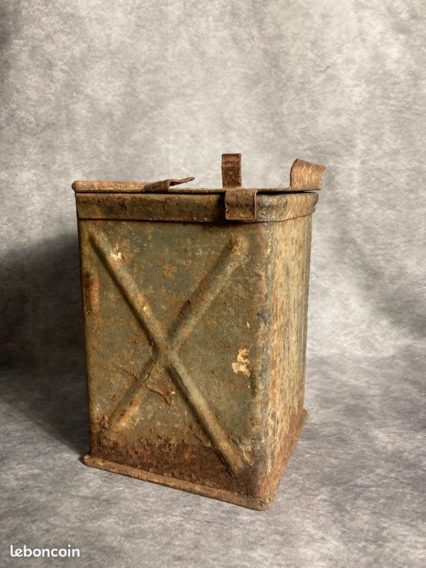 Caisse à Munitions US Calibre .50 (Cal50) De La Seconde Guerre Mondiale - Rare Avec Marquages D'origine - Occasion - Pièce De Collection Militaire