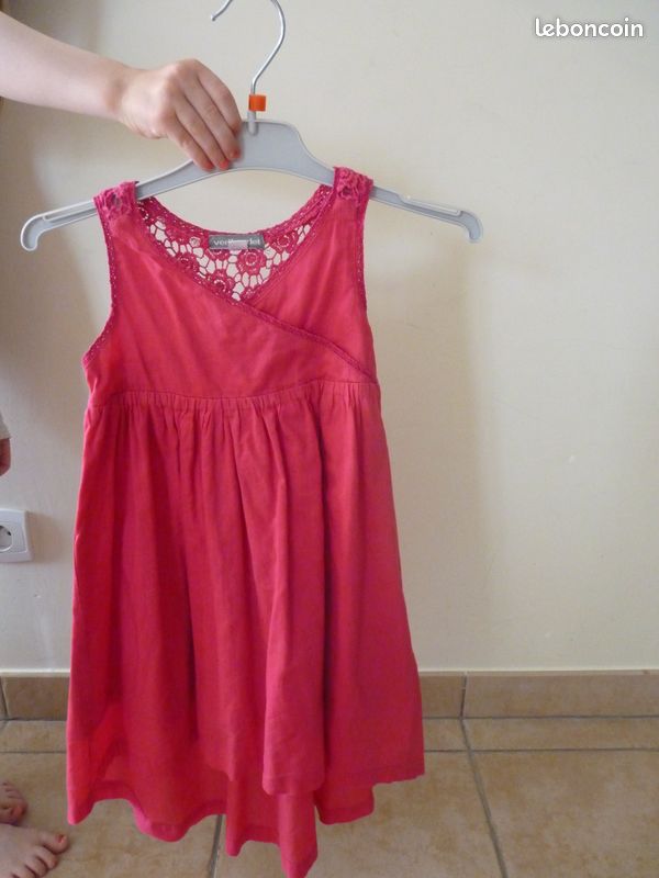 Robe Vertbaudet asymétrique macramé (image 2)