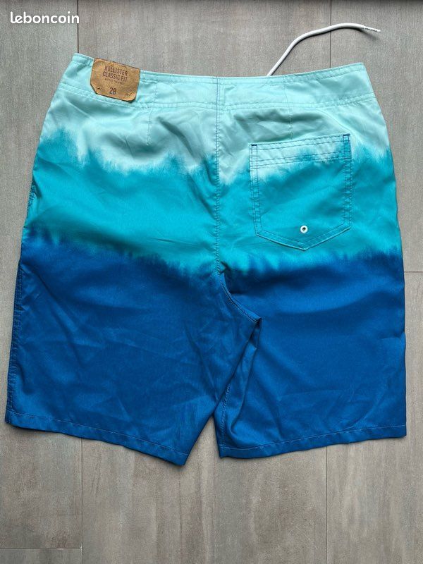 Maillot de bain, short de bain, board short Hollister taille XS