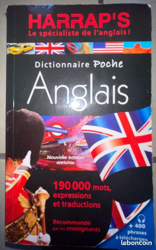Dictionnaire Poche Anglais Harrap’s (image 1)