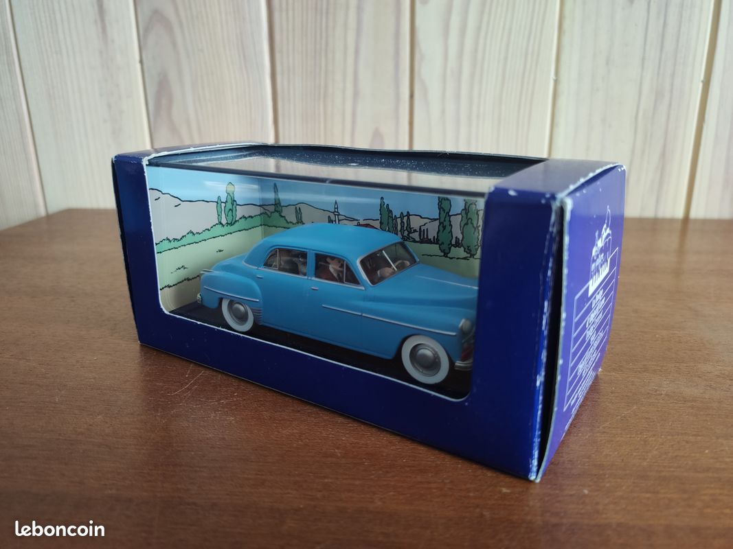 Dodge Coronet Bleue Hachette - Les Voitures De Tintin 1:24, Occasion