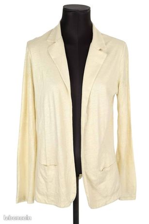 Veste en lin dorée Majestic Filatures Vêtements