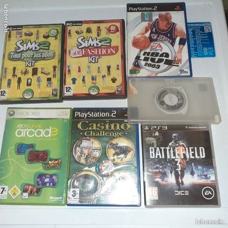 Lot De Jeux Vidéo Variés – Occasion, Bon état, Plusieurs Plateformes
