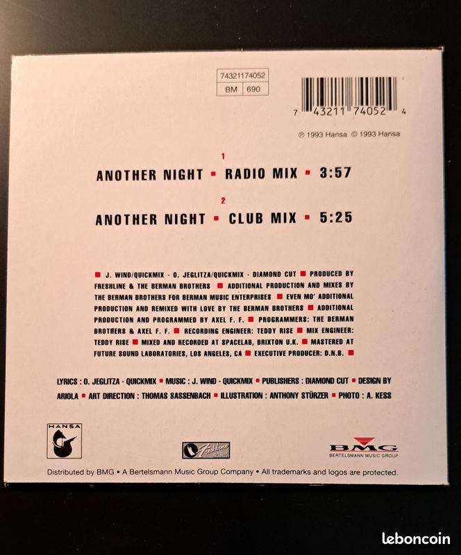 CD 2 titres MC Sar (image 2)
