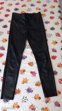Pantalon Large En Coton Calzedonia Taille S - Noir - Neuf Avec étiquettes