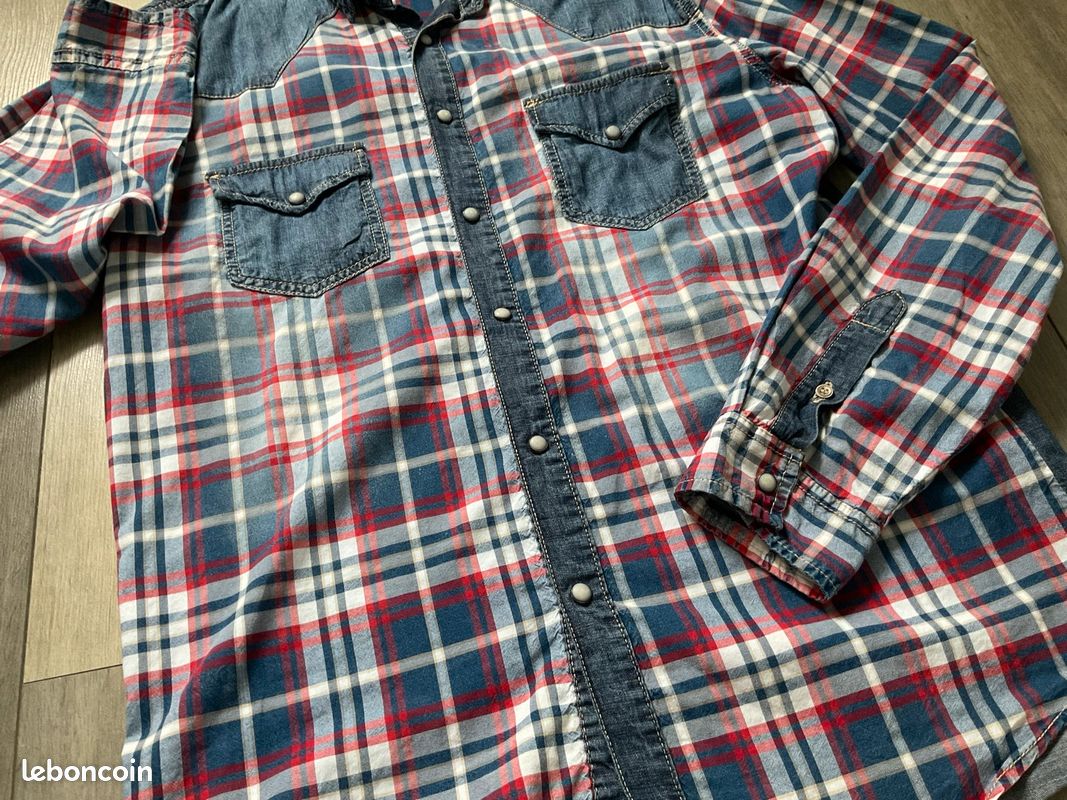 Chemise homme à carreaux Zara (image 4)