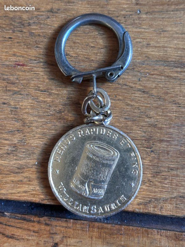 Porte-clés vintage bière Kéatus Rapides Bières – tête amérindienne – années 60/70 (image 2)