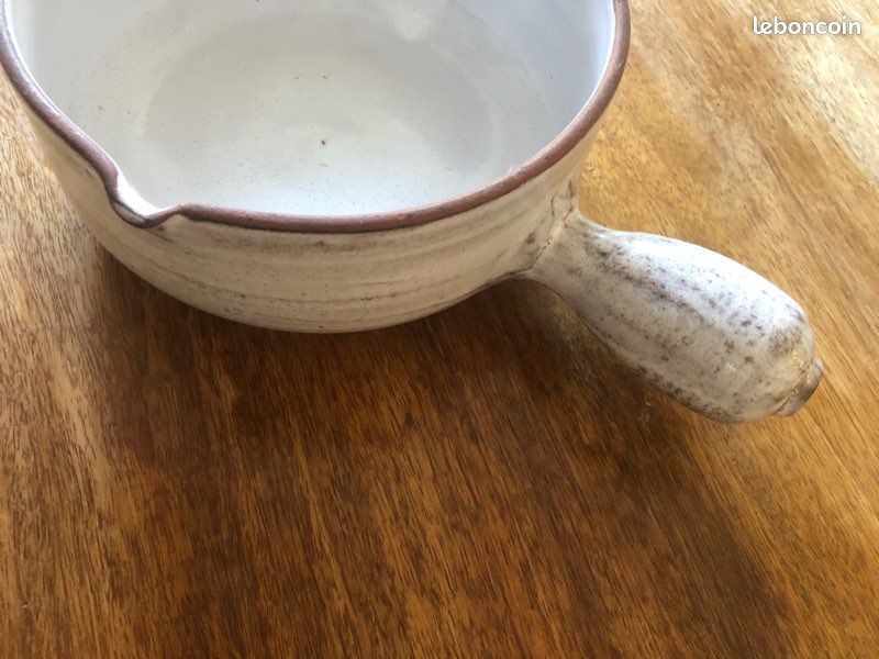 Poêlon en céramique vintage Vallauris (image 3)