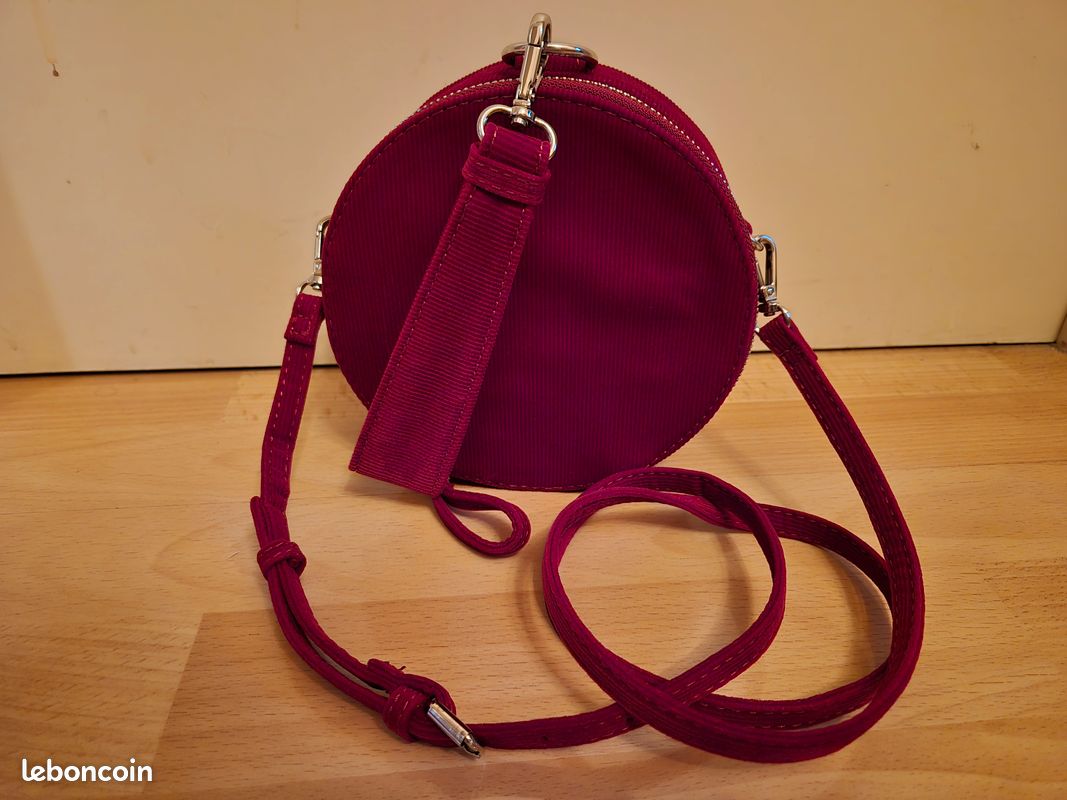 En Croûte Sac Velours Zara Sac à Main Rond Velour Rouge ZARA