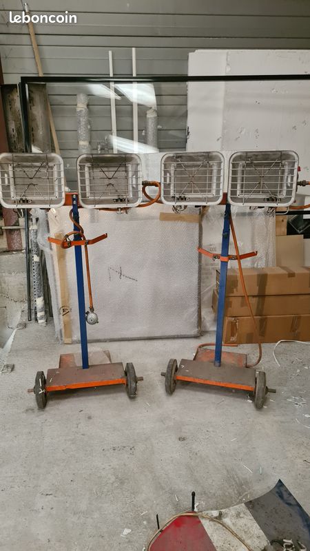 Chauffage double radiant gaz télescopique (image 3)