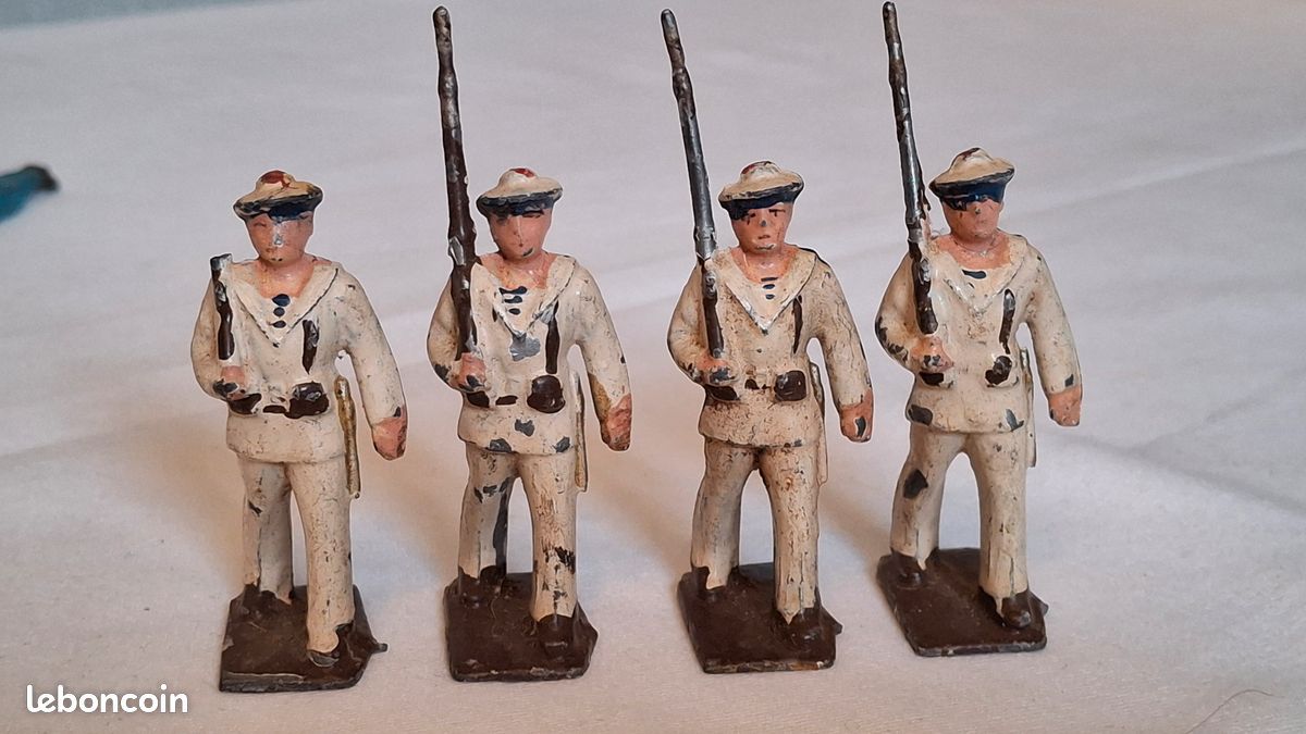 Figurine Plomb Creux ancienne Spahis 1940