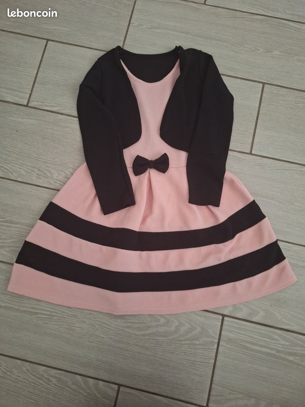 Robe Femme - Marque "et Vous" - Taille 14 - Blanc - Sans Manches - Coton/polyamide - Occasion Très Bon état