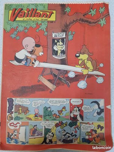 [Bande dessinée] Vaillant Nº729 - journal plus captivant - Etat correct (image 1)