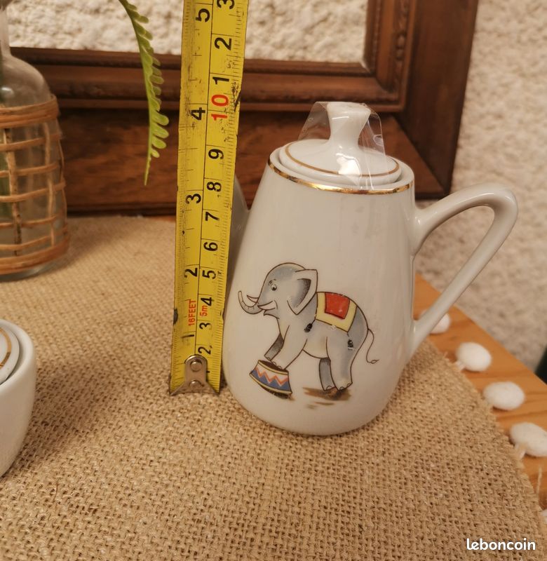 VENDU - Ancienne soupiere et son plat aux monogramme B - Le Grenier de