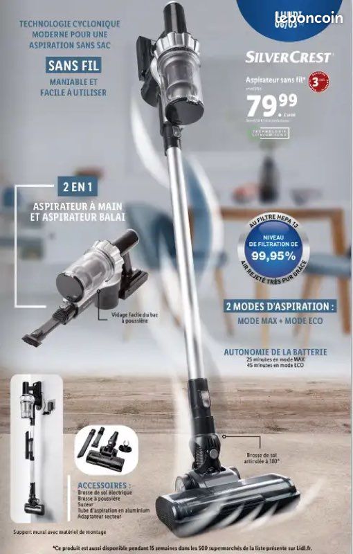 Aspirateur Sans Fil Polyvalent En Silvercrest Catalogue Lidl