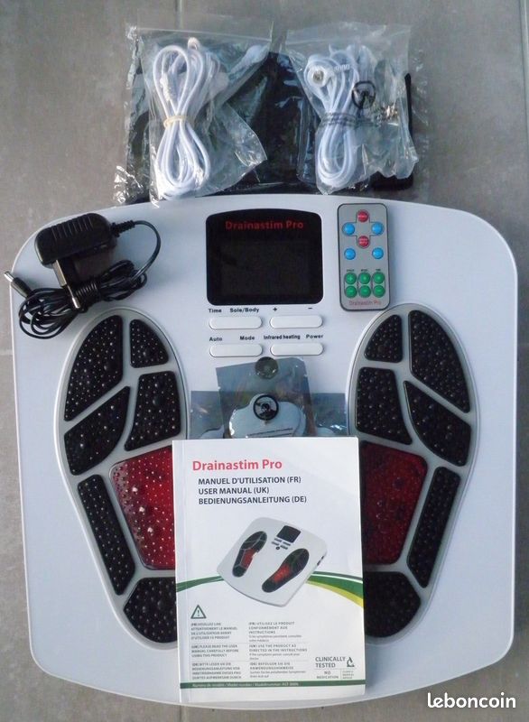 Drainastim Pro Stimulateur Musculaire - Blanc - Occasion état Fonctionnel