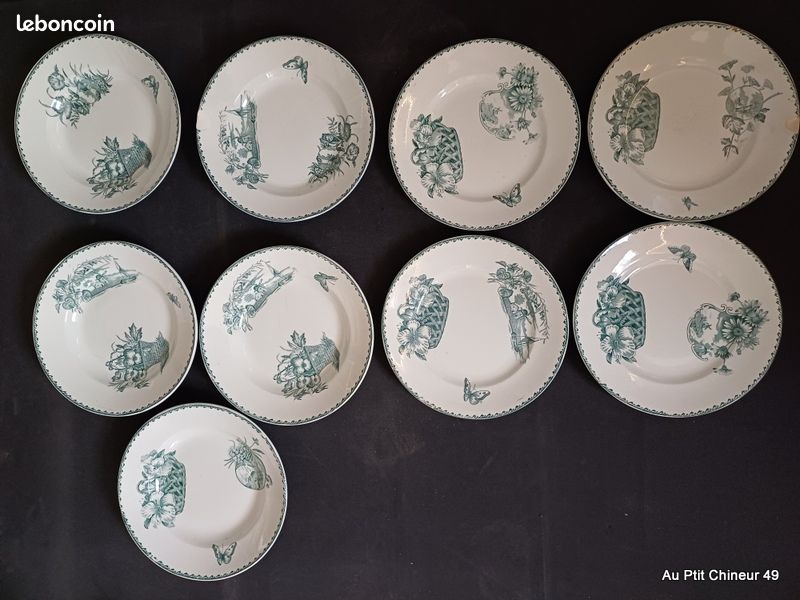 Lot d'assiettes plates et soupe Cartels - (image 1)