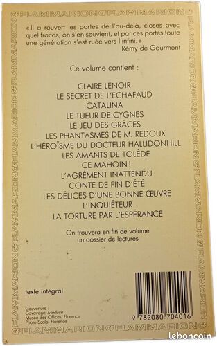 [Livre] Claire Lenoir et autres contes insolites - Bon état (image 2)