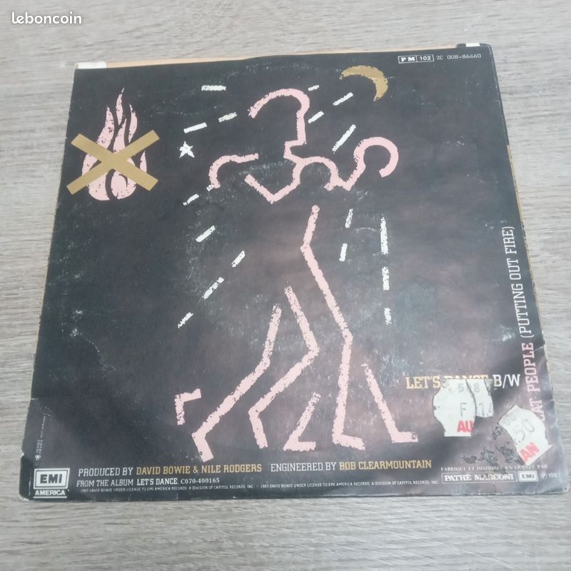 Vinyle 45 tours David Bowie Let's Dance (image 2)