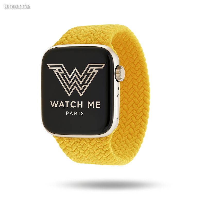 Bracelet Tressé Boucle Unique Apple Watch Montres Bijoux