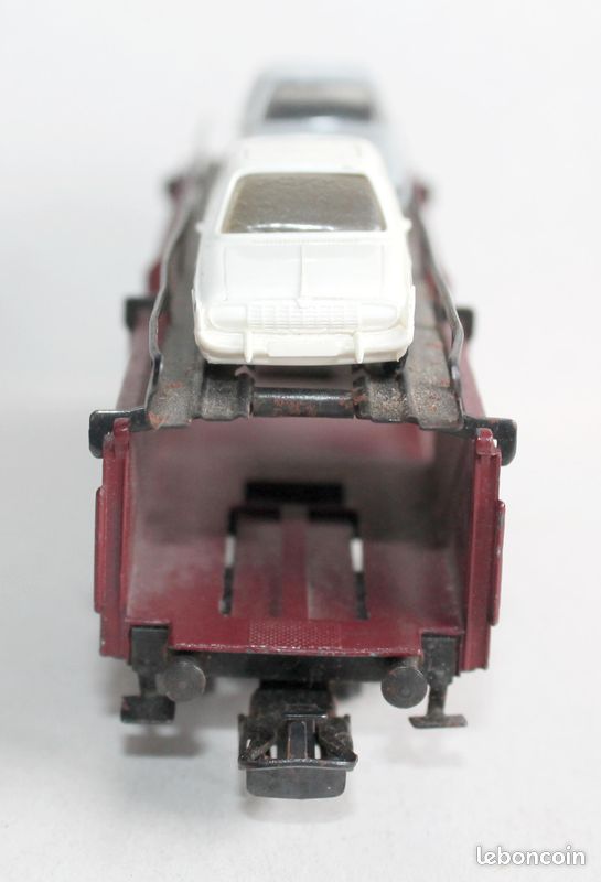 Marklin ho 4612 wagon porte auto voiture transport automobile db 433 2 001 metal - Collection