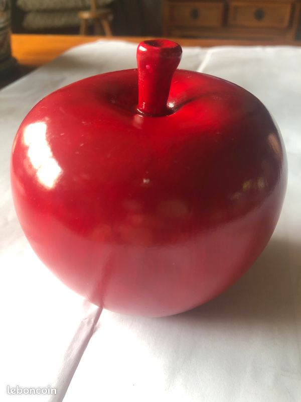 Décoration Pomme Rouge céramique - Nature morte (image 4)