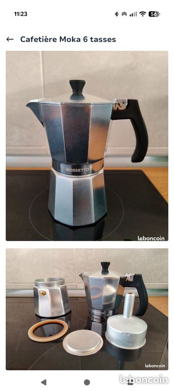 Cafetière moka 6 tasses (image 1)