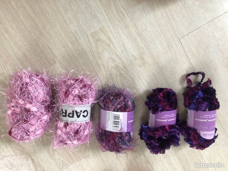Lot De 5 Pelotes Soft Glitter 100g - Pour Tricot, Aiguilles 4.5, Neuf