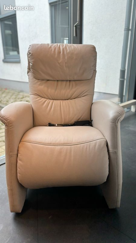 Fauteuil relax électrique cuir QUATUOR/QUARTETT 9721 HIMOLLA (image 1)