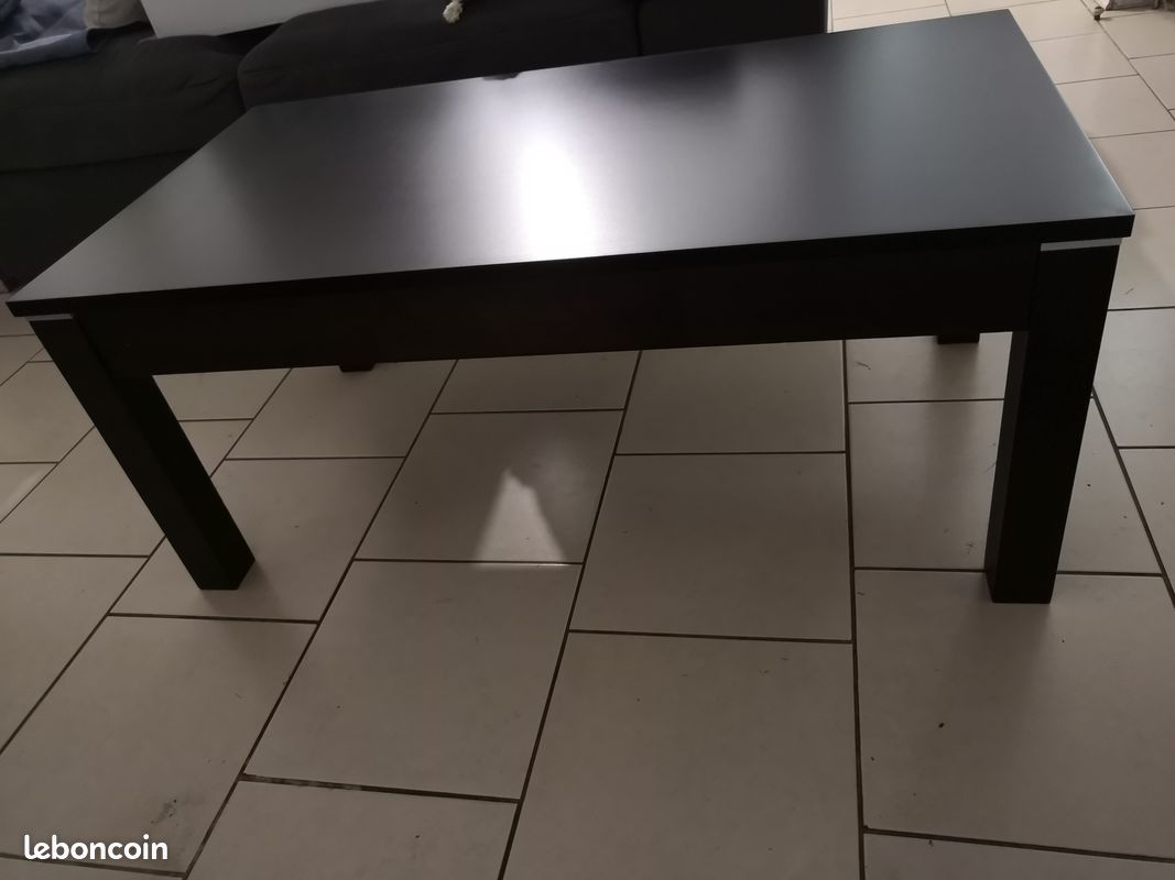 Table basse en bois (image 1)