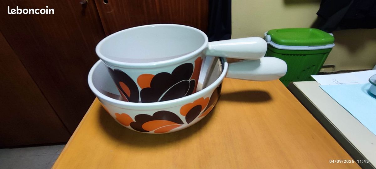 Lot de 2 caquelons Le Creuset vintage années 70 (image 5)