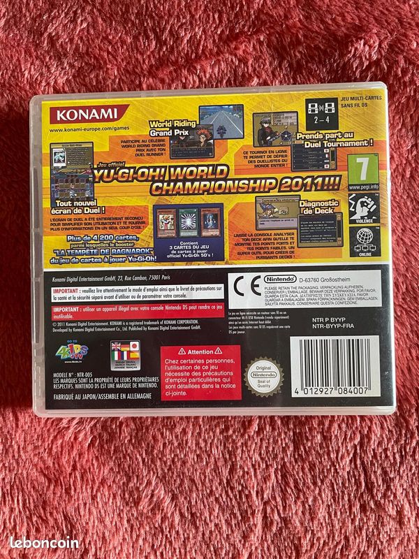 Yu-gi-oh World Championship 2011 Over The Nexus Jeux vidéo