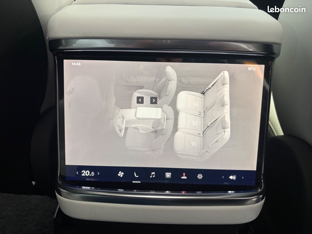 TESLA MODEL-X 100D ELECTRIC 685ch 296PPM 100KWH PALLADIUM 4WD DUAL-MOTOR BVA / VOLANT YOKE - FSD NIVEAU 4 (image 13)