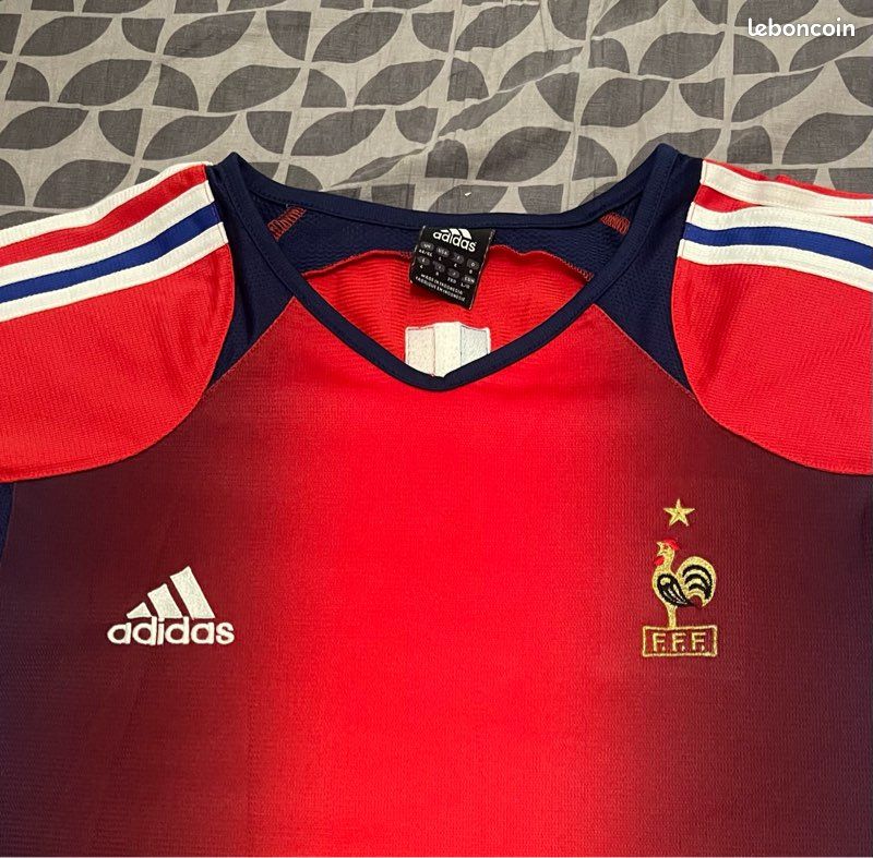 Maillot Vintage Equipe De France – Domicile – Manches Longues – Taille S
