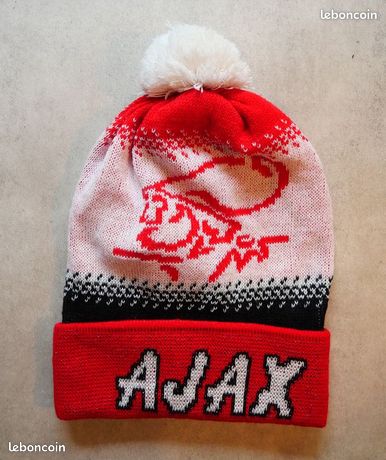 Casquette Vintage Ajax Amsterdam - Années 90 - Rouge - Umbro - Taille Unique - Occasion Rare