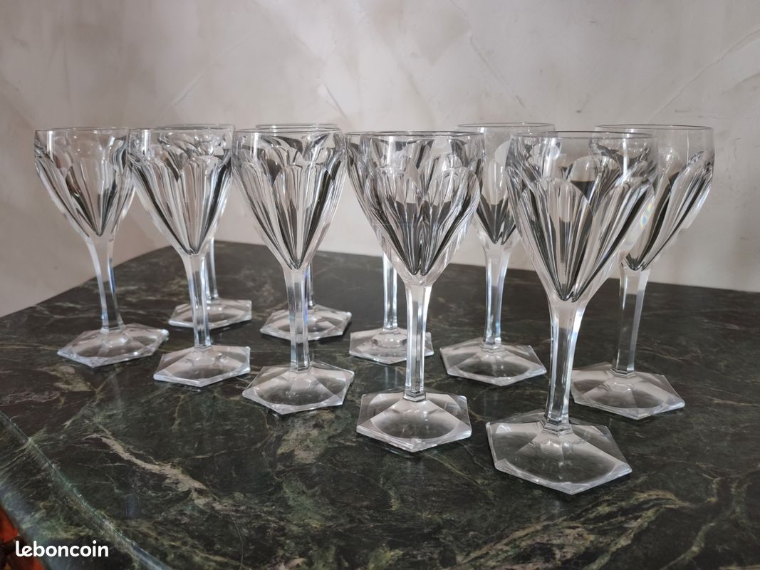 Lot De 6 Sous-verres En Cristal Val Saint Lambert Signés - Avec Emballage D'origine, Occasion De Qualité