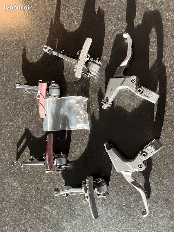 2 vintage porte-Patin de Frein Pour Vélo freins Patins used