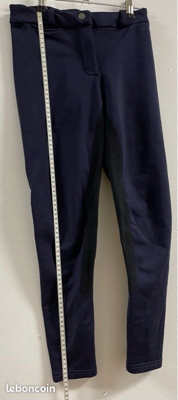 Pantalon 7/8 Taille Haute Bleu Esprit Femme - 2523045-bleu00