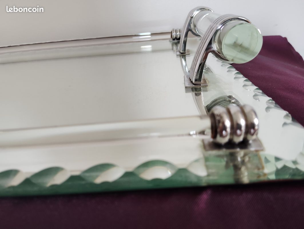 Plateau de service vintage en miroir - Canada