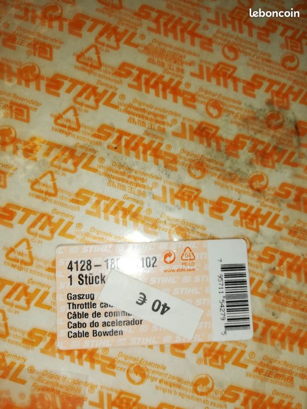 Luxuypon Câble D'accélérateur De Rechange Compatible Avec Débroussailleuse Sti-hl FS120 FS200 FS250 FS300 FS350 FS400 FS480