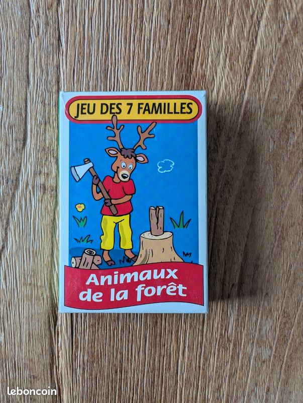Jeu de sept familles animaux de la forêt (image 1)