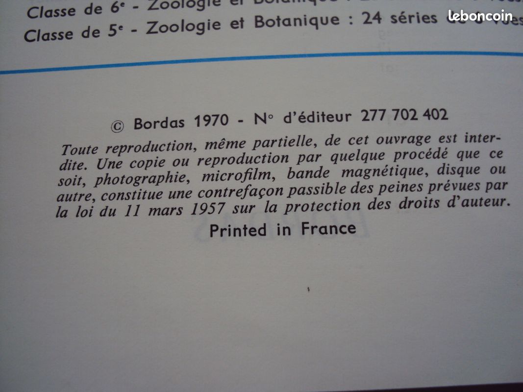 Sciences naturelles classe de 1re D (image 4)