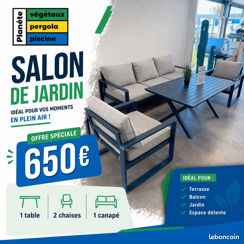🪑 Salon De Jardin Aluminium Luxe Prix Direct (image 3)