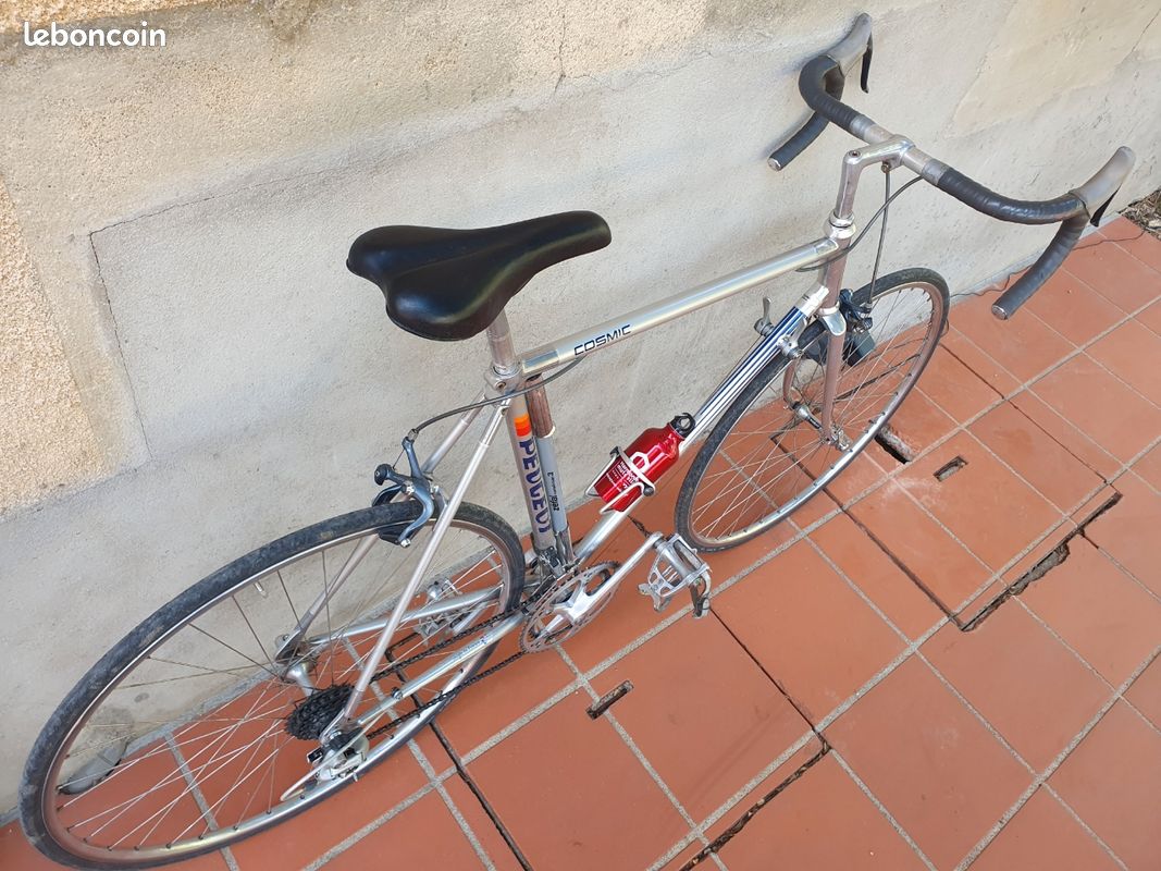 Vélo de course Peugeot vintage tout aluminium (image 2)